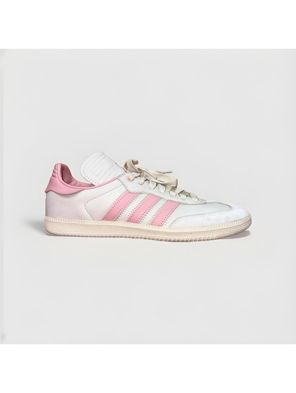 Men's Size 8.5 - adidas Pharrell x Samba Human Race Aluminium WonderSneakers